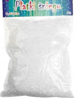Obrázek produktu pro Perleťově bílé sněhové vločky 80 gramů 1 balení