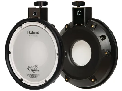 Obrázek produktu pro Roland PDX-8, Tlumítko malého bubnu, Černá, Bílá, 20,3 cm (8"), 266 mm, 326 mm, 62 mm
