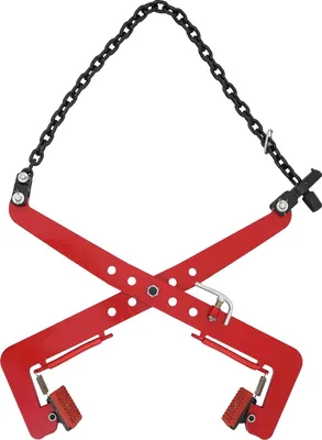 Produktbild von Hebeklemme, 500 kg Tragfähigkeit, verstellbare Backenöffnung, Rot