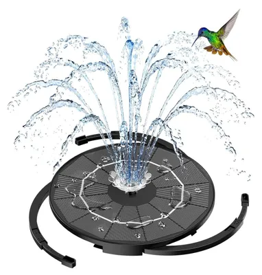 Produktbild von Solarbrunnenpumpe Springbrunnen Vogelbad - 3,5 W - 3 m Kabel - Schwimmend
