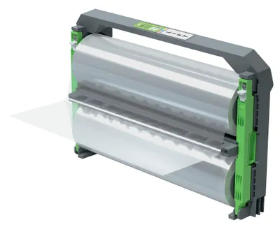 Produktbild von GBC 4410024, A4, Grün, Transparent, 100 µm, Glänzend, 350 mm, 80 mm