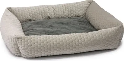 Produktbild von Karlie Liegebett Velvet - Hundebett - Polyester - Beige - 80x70x22 cm