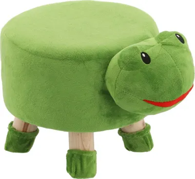 Produktbild von Kondela Hocker in Froschform Zunio Typ 2 - grün / natur