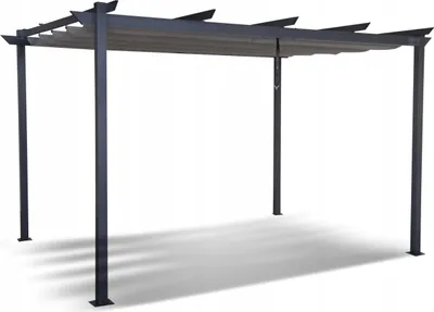 Zdjęcie produktu dla Pergola Tarasowa Altana Ogrodowa Aluminiowa 4X4