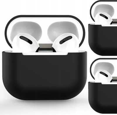 Produktbild von Etui Silikonhülle für Airpods Pro Schwarz