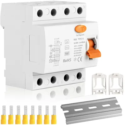 FI-Schutzschalter Typ B 40A 30mA 4-polig RCD