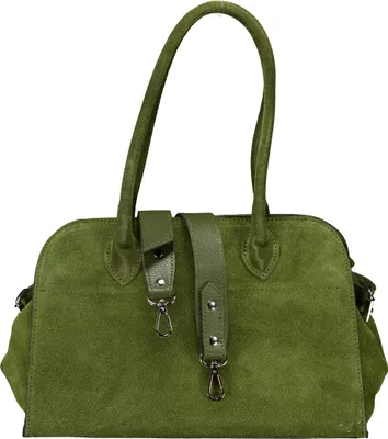 Produktbild von Hausfelder Manufaktur Tasche Velours Grün 22
