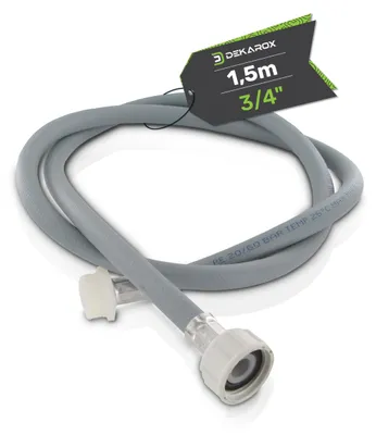 Zulaufschlauch-Verlängerung 1,5 m, 3/4", Kaltwasser, 90 bar