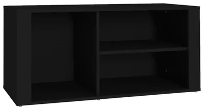 Immagine prodotto di vidaXL Portascarpe nero 100x35x45 cm Materiale a base di legno