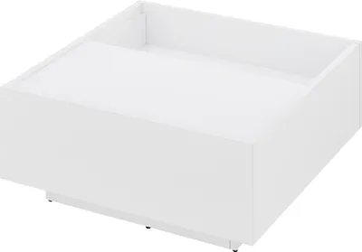 Produktbild von LIVOJO M19 Wohnzimmer Couchtisch 75 x 34 x 75 cm Weiß Matt