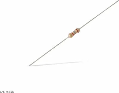 Produktbild von Kohleschicht-Widerstand, 180Ω, 0,25W, 5%, KS,, 100 Stück