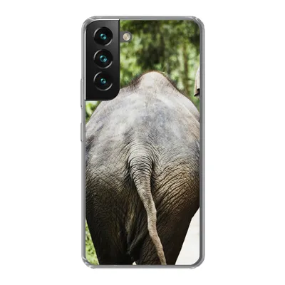 Produktbild von MuchoWow® Handyhülle Schutzhülle Hülle für Samsung Galaxy S22 Elefant - Tiere - Grau - Natur Silikon Softcase Handy Hülle - Mobiltelefonhülle