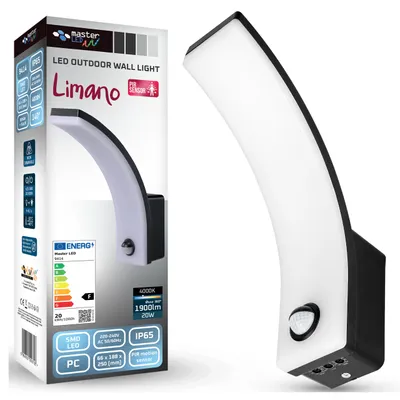 Produktbild von Masterled Limono LED Außenwandleuchte mit Bewegungsmelder
