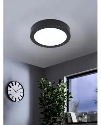 Produktbild von CASAYA LED Deckenleuchten, D.16, 10,5W, 1200LM, 3000K, Stahl, schwarz, 780059