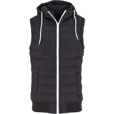 Immagine prodotto di Urban Classics - Gilet HOODED SMALL BUBBLE nero bianco XL
