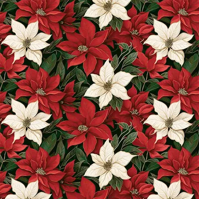 Image de Tissu de Noël hydrofuge 150 cm - Tissu de décoration / Nappe / Chemin de table Jardin de Noël - Facile d'entretien, de haute qualité, Noël