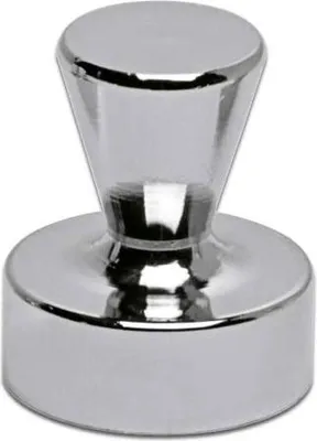 Produktbild von MAUL Magnet Kegel 4 Stück 7 kg Stahl Metall Neodym Ø 1.7 x 2 cm silber