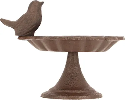 Produktbild von TOPANBIETER 999 Vogeltränke Vogel mit Fuß Vogelbad robuste Futterspende Wildvögel