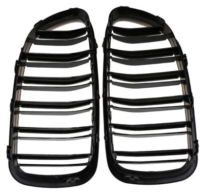Image de Grille de calandre pour BMW F10/F11, peinte en noir brillant, type M5, à partir de 2010