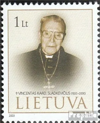 Produktbild von Briefmarken Litauen 2003 Mi 827 (kompl.Ausg.) postfrisch Sladkevicius