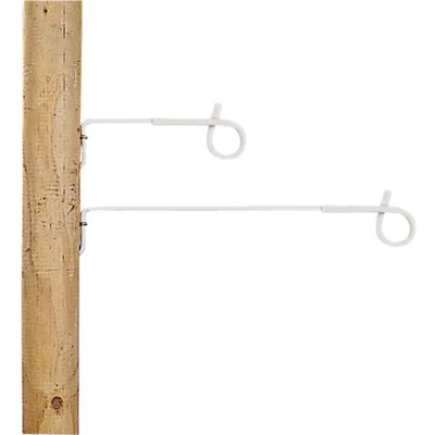 Image de Isolateur à œillets Gallagher 40 cm blanc (10)