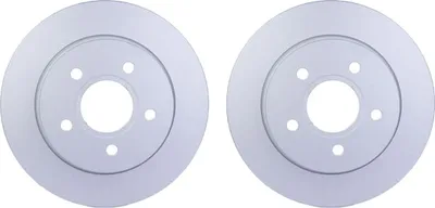 Produktbild von 2 Bremsscheiben voll Ø 63,5 mm 11 mm HELLA passend für u.a. FORD FOCUS
