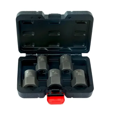 Produktbild von 5tlg Impact Schraubenausdreher Set 1/2 Zoll Schwerlast Bolzen Muttern Entferner