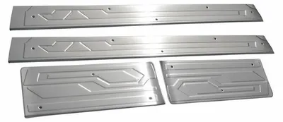 Produktbild von OMAC Einstiegsleiste Einstiegsleisten K-2624092 Vorne und Hinten für FORD Transit Custom V362 Kastenwagen (FY, FZ) 1110mm 170mm 20mm Edelstahl