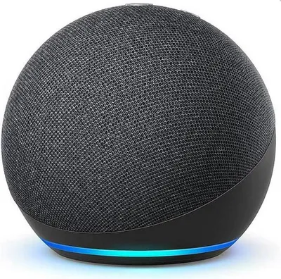 Produktbild von Amazon Echo Dot (4th gen), Amazon Alexa, Sphärisch, Anthrazit, Charcoal, Deutsch, Englisch, Spanisch, Französisch, Italienisch, Android, Fire OS, iOS