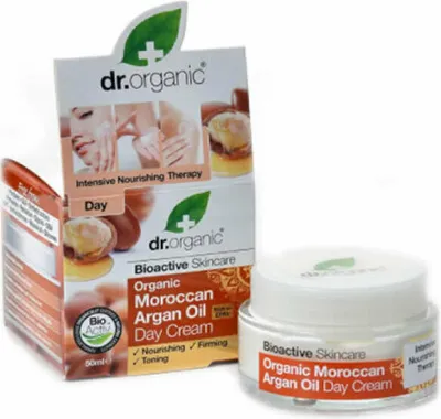 Image de Crème de jour à l'argan Dr. Organic 50 ml
