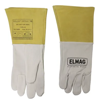 Produktbild von Elmag 5-Finger-Schweißerhandschuhe WELDAS 10-1009 L, 59151