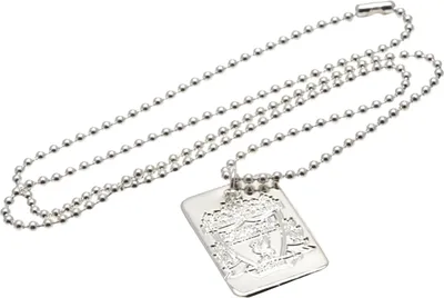 Produktbild von Liverpool FC versilbertes Dog Tag und Kette TA3048 (Einheitsgröße) (Silber)