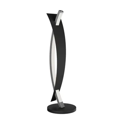 Produktbild von Lucande LED-Tischleuchte Marija, schwarz, dimmbar, 62 cm
