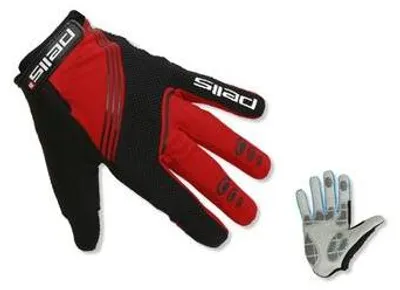 Imagen del producto de Guantes para bicicleta PELLS Creep, color rojo, talla S