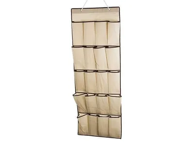 Zdjęcie produktu dla Verk 01348 Wiszący organizer z 20 kieszeniami 128x45cm - beżowy