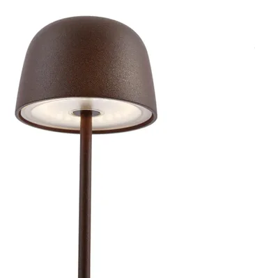 Produktbild von Tischleuchte RostBraun inkl LED Wiederaufladbar mit Ladestation IP65 Raika