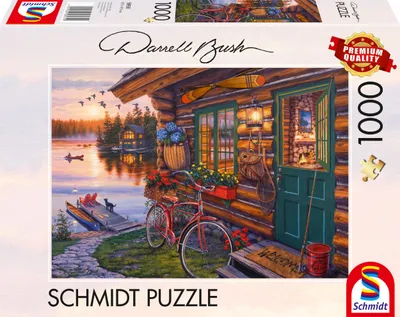 Obrázok produktu pre Puzzle 1000 PQ Dom pri jazere Darrel Bush 112719