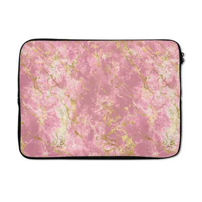 Produktbild von MuchoWow® Laptop Hülle 13 Zoll Gold - Marmor - Luxus - Design Laptoptasche - Laptophülle - Sleeve - Rundumschutz