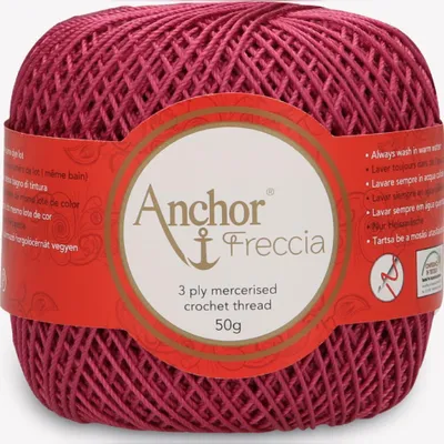 Obrázek produktu pro Anchor Freccia 6 – mercerovaná bavlněná příze na háčkování (barva 00068)