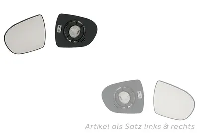 Produktbild von Johns, Spiegelglas passend für Hyundai i40 07/11-10/18 Set links & rechts 876113Z010 876213Z010