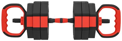 Produktbild von 6-in-1 Hantelset Kurzhantel Set Kurzhanteln Langhanteln verstellbar 25 KG für Krafttraining Zuhause