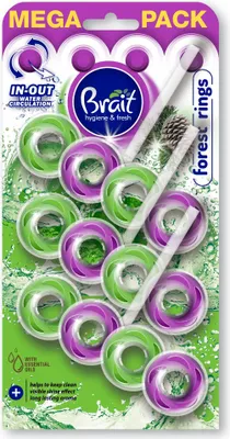 Productafbeelding van BRAIT 2-fasen toiletblok 3x40g, ringvormig, Florest
