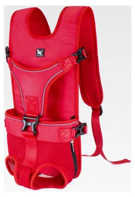Produktbild von Haustiertrage Rucksack, Wasserdicht, Verstellbarer Hunde Frontträger für Reisen mit Mittelgroßen und Kleinen Hunden