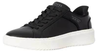 Obrázok produktu pre Pánske tenisky Skechers Court Break Double Vented, čierna farba, materiál: Duraleather