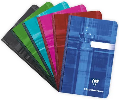 Produktbild von Clairefontaine 5x Notizbücher 9x14cm 96 Blatt kariert Sortiert 9592C