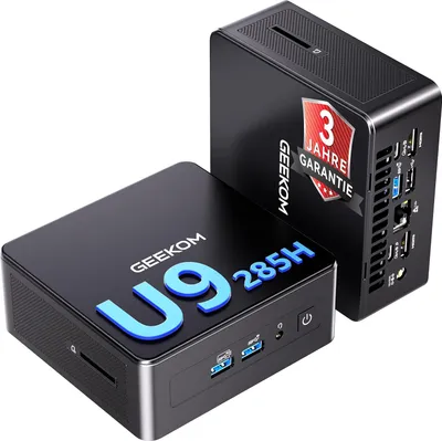 Produktbild von GEEKOM IT15 2026 Edition Mini PC mit Intel Core Ultra 9 285H, 32GB DDR5 RAM (erweiterbar) & 1TB SSD, Win 11 Pro