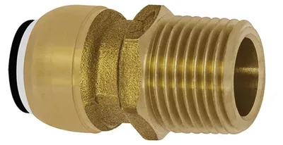 Produktbild von Riegler Einschraubverbinder MS »sharkbite«, BSPT 1, für Rohr-Außen-ø 28 mm