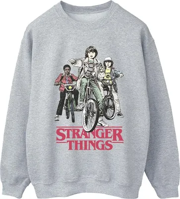 Produktbild von Netflix - "Stranger Things" Sweatshirt für Herren BI45010 (S) (Grau)