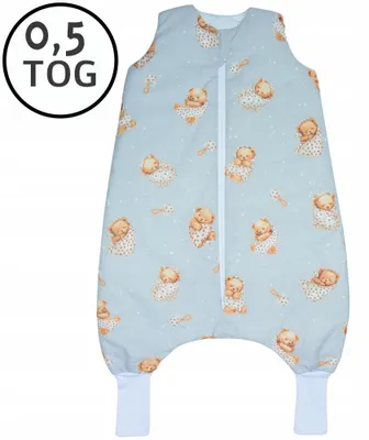 Produktbild von Ankras Baumwoll-Schlafsack mit Beinen 92-104 cm 0,5 TOG