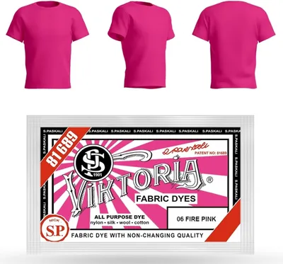 Produktbild von VIKTORIA Textilfarbe waschmaschinenfest (59 FARBEN) - stofffarbe, färbemittel textilien, stofffarben waschfest, textil farbe, kleidung färben